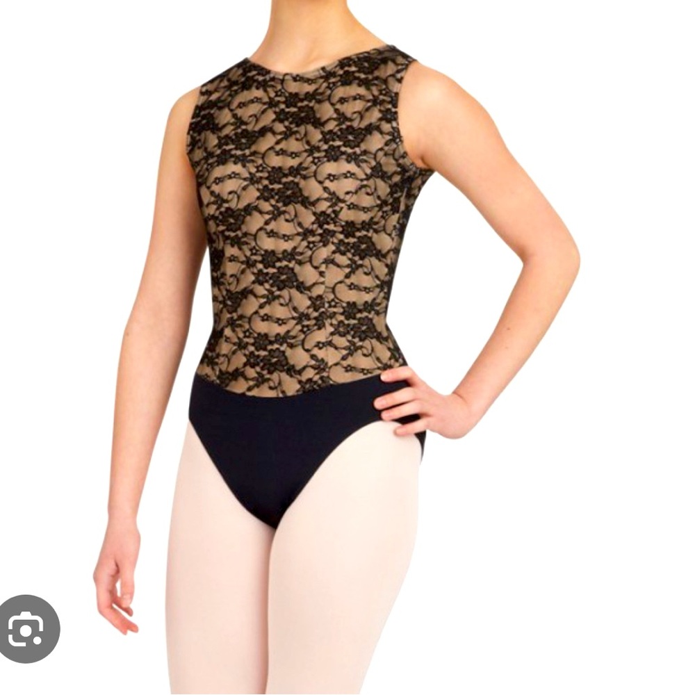 Black Lace Capezio Leotard